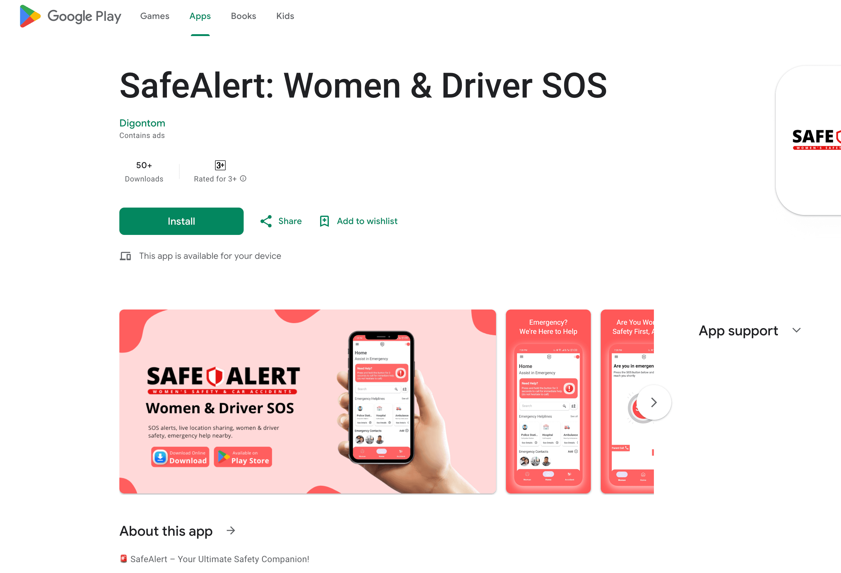 Safe Alert