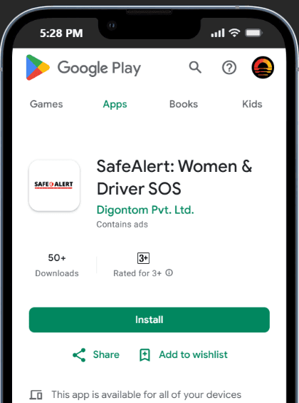 SafeAlert – Women & Driver SOS